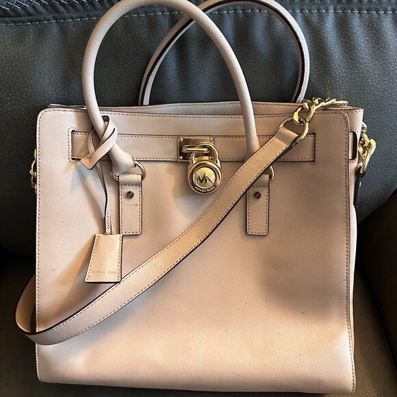 Authentic Michael Kors - Hamilton Large Tote in Pale Pink - Picture 1 of 2